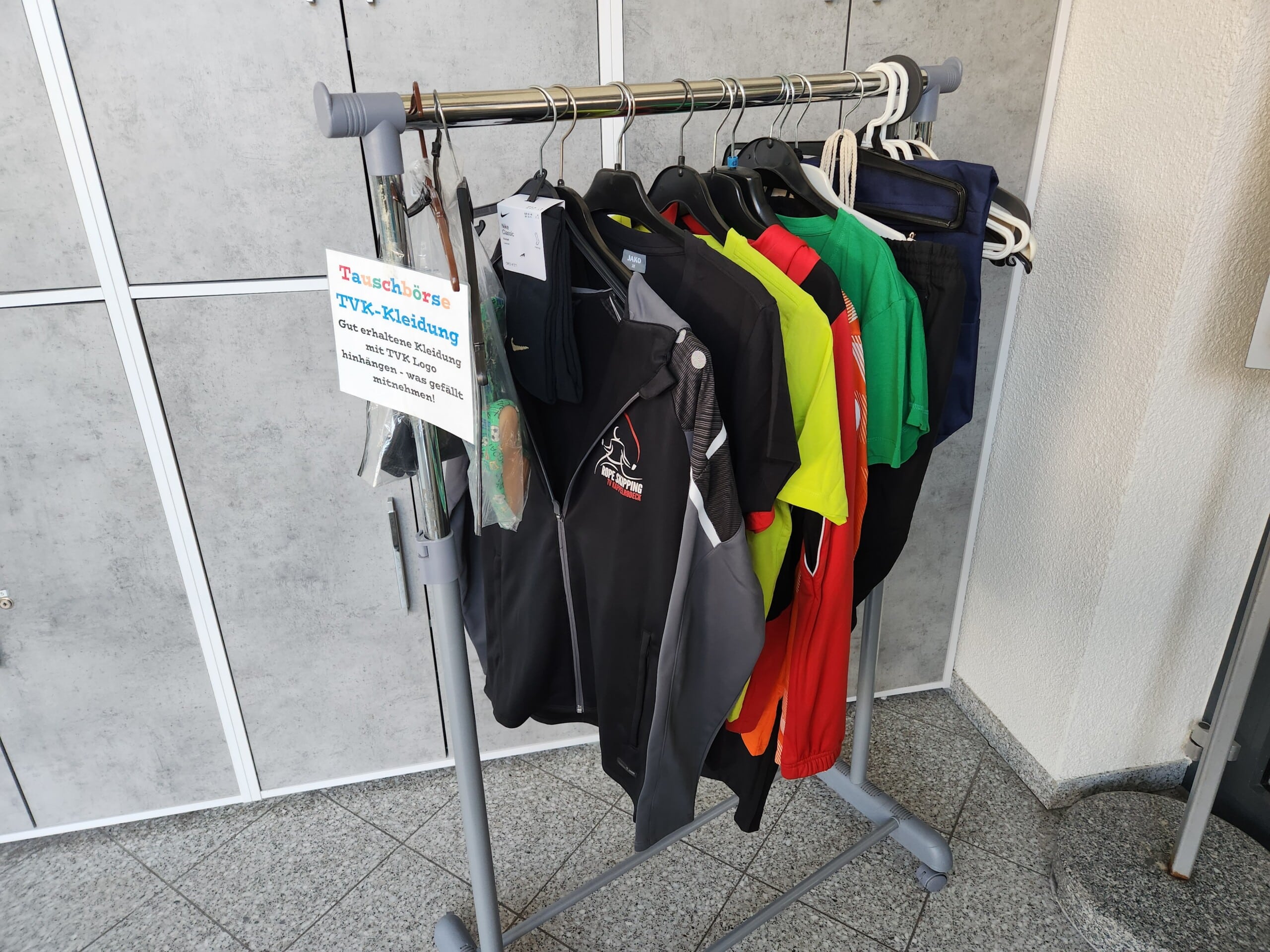 Tauschaktion im TVK – Sportkleidung weitergeben statt wegwerfen!