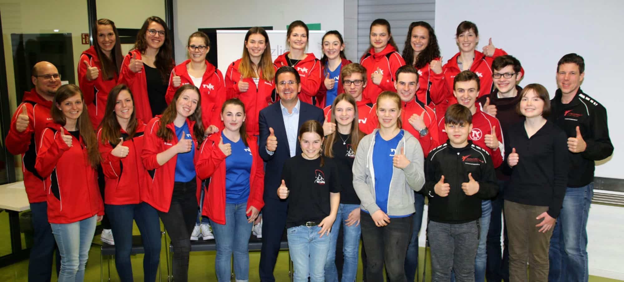Sportlerehrung der Gemeinde