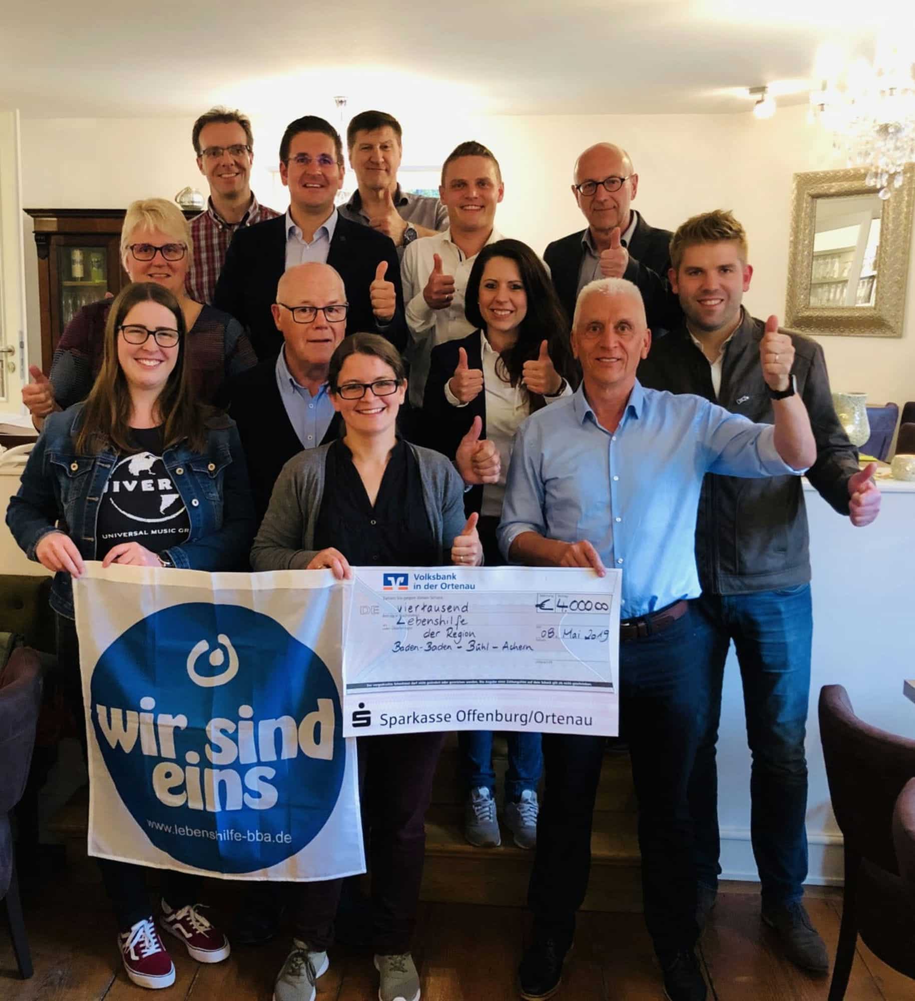 Silvesterlauf – Spende für die Wohnausstattung