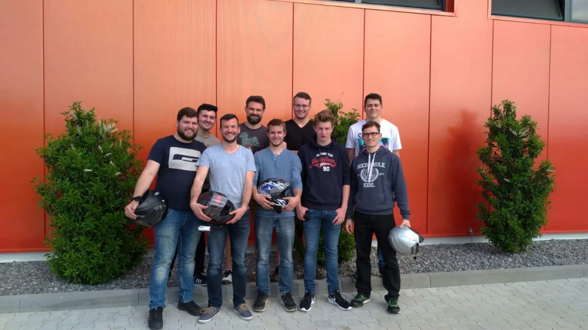 Die dritte Herrenmannschaft geht gemeinsam E-Kart fahren