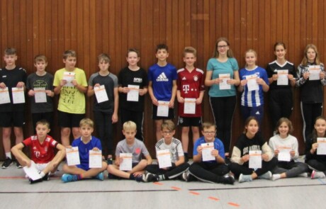 Sportabzeichen Verleihung für 3 Sportklassen