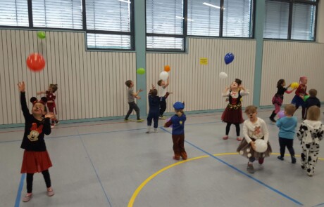 Fasnachtliche Bewegungsaktion