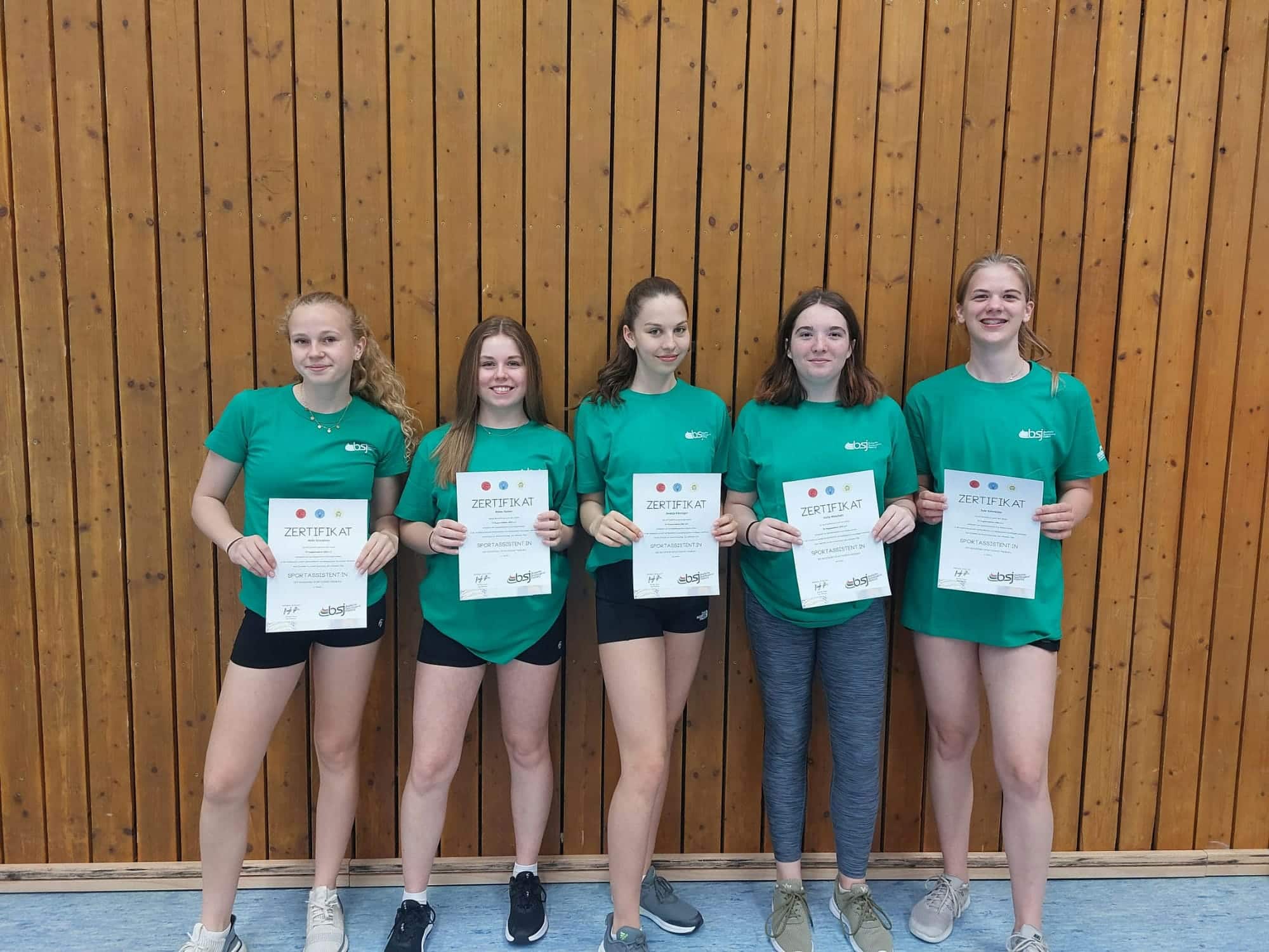 5 neue Sportassistentinnen beim TVK