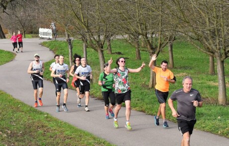Knapp 700 Teilnehmer waren am Silvesterlauf dabei