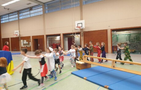 Fasnachtliche Bewegungsaktion
