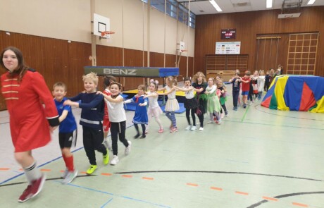 Fasnachtliche Bewegungsaktion