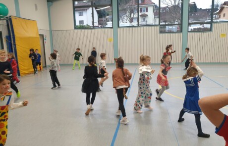 Fasnachtliche Bewegungsaktion