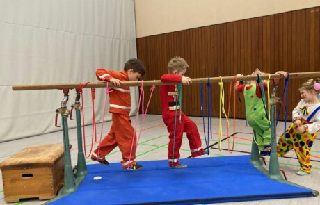 Fasnachtliche Bewegungsaktion