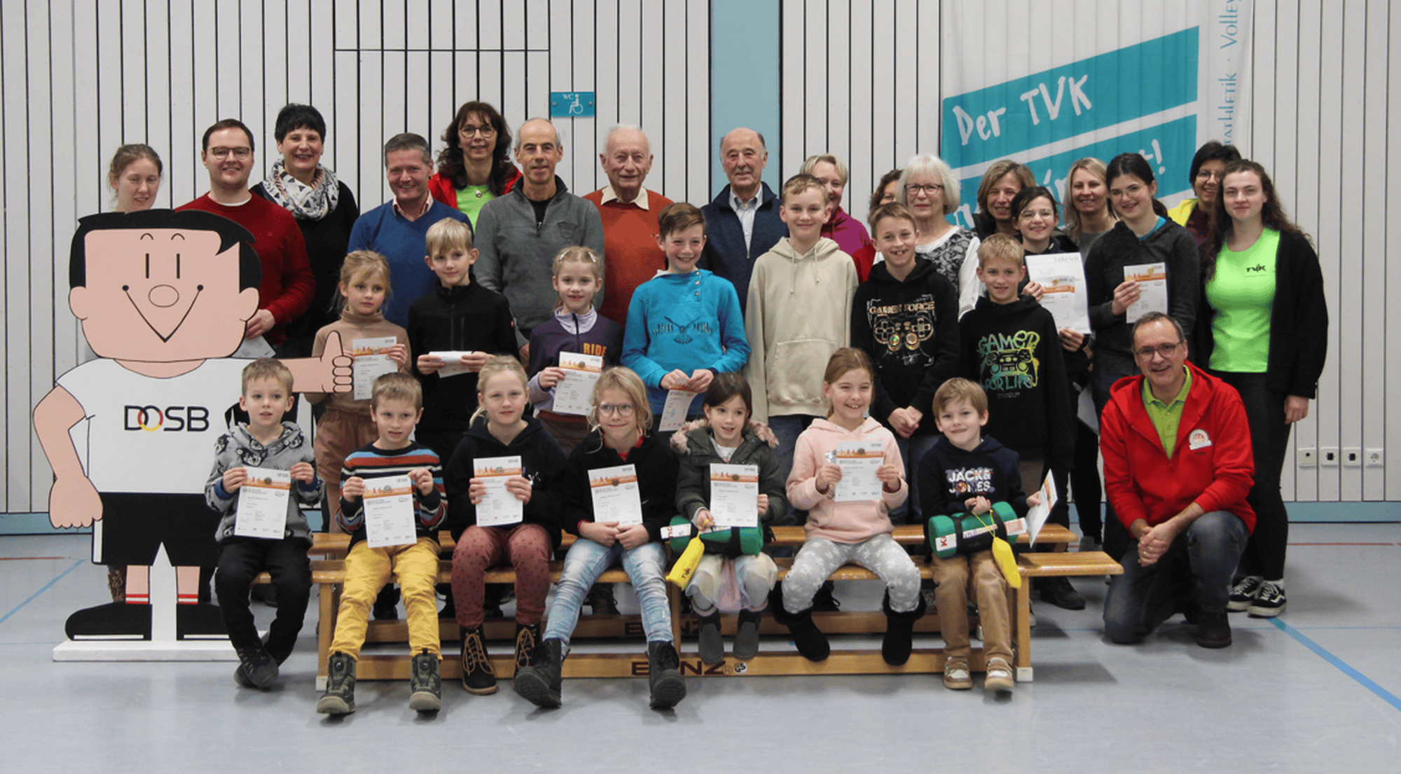 Sportabzeichen- Verleihung beim TVK