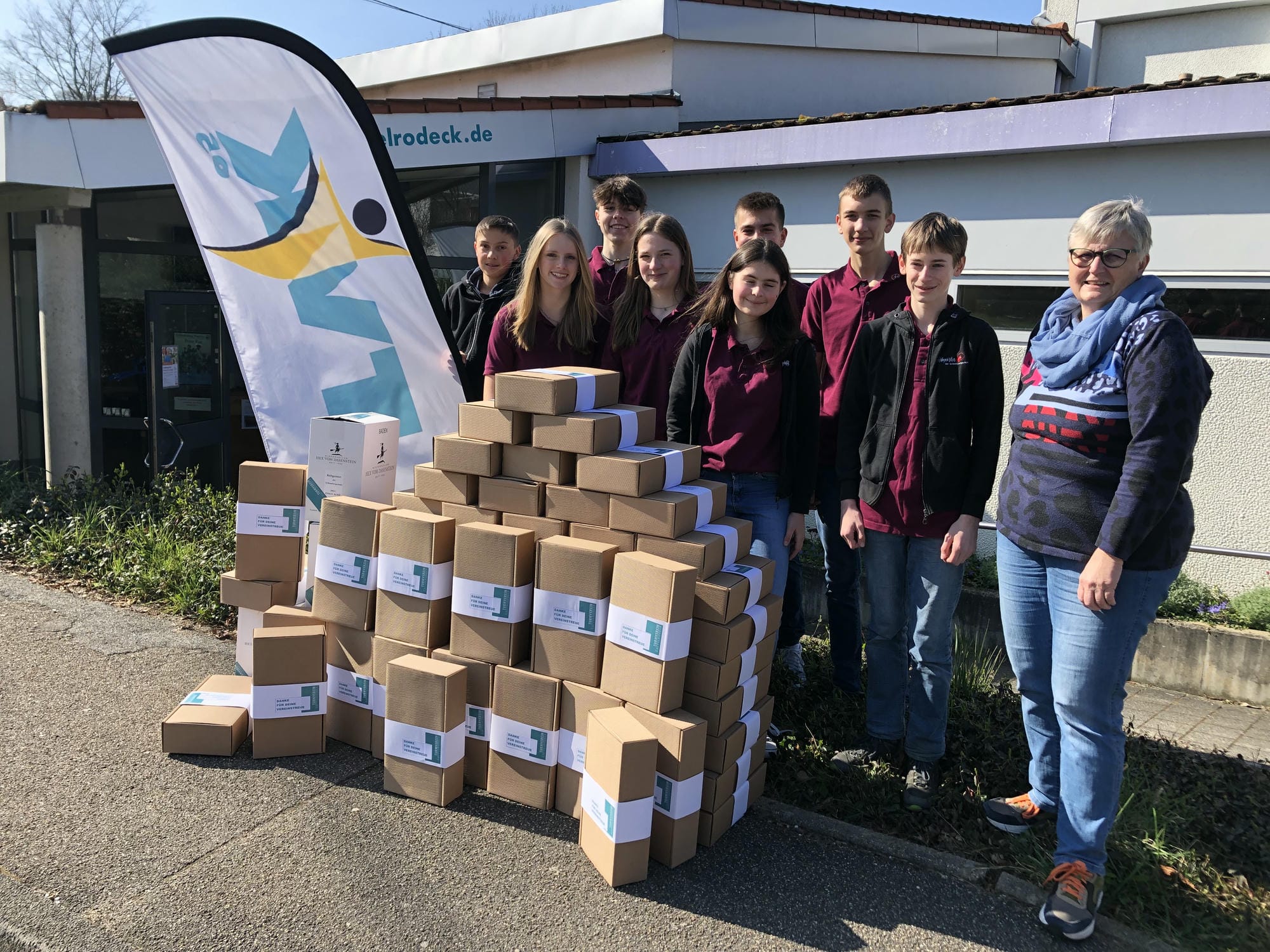 Bewährte Kooperation des TVK mit Schülerfirma „Rebgeister der Schlossbergschule“