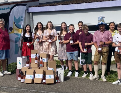Bewährte Kooperation des TVK mit Schülerfirma „Rebgeister der Schlossbergschule“