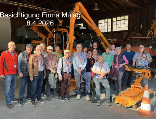 TVK Männergymnastik Ü65 besucht die Firma MULAG