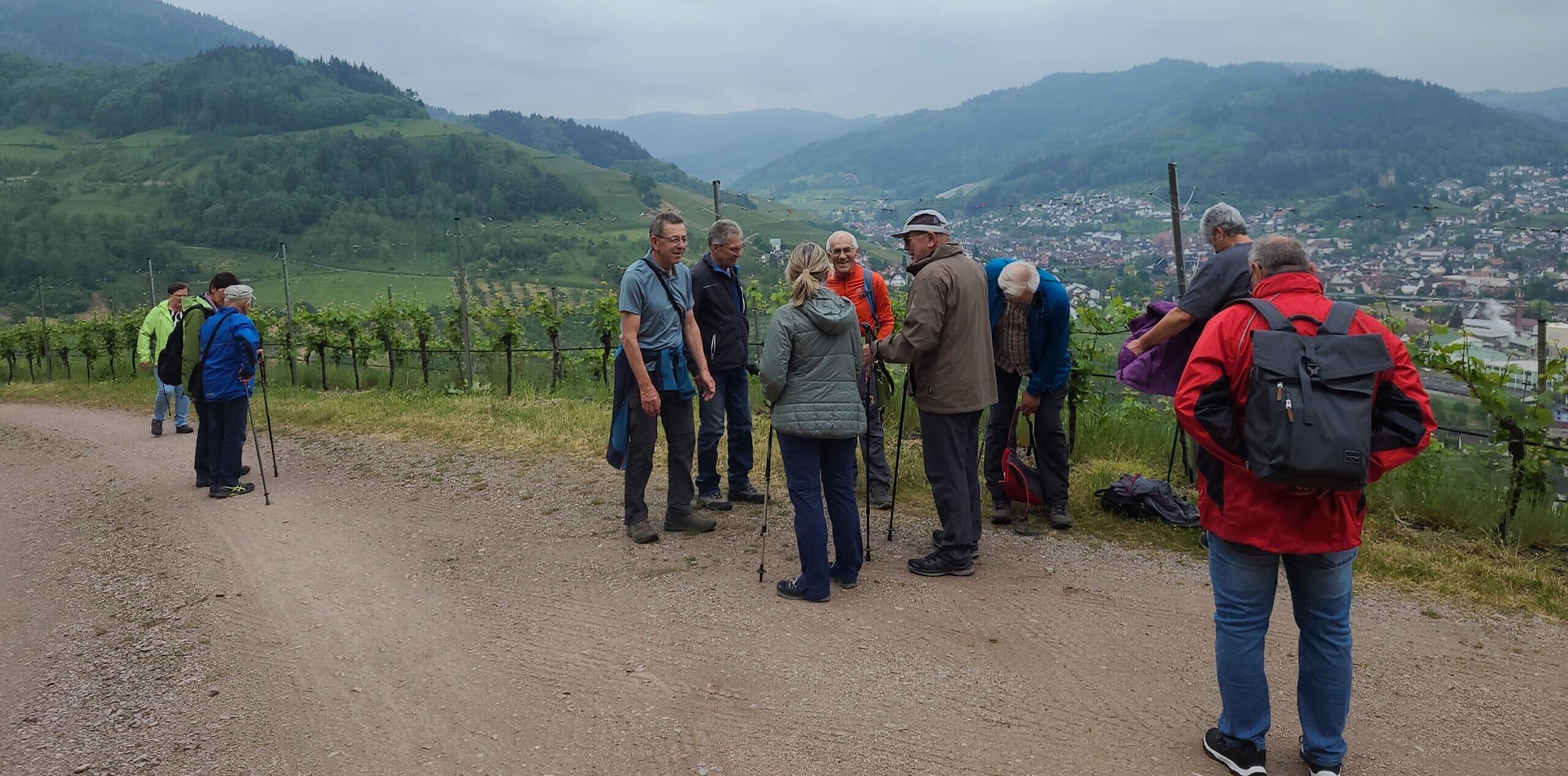 Männergruppe Ü65 unterwegs rund um Kappelrodeck